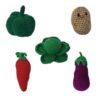 Handmade Crochet Assorted Vegetables Set of 3