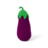 Handmade Crochet Eggplant - Soft Play Vegetable