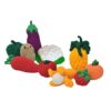 Handmade Crochet Combo Set of 10 (5 Fruits + 5 Vegetables)